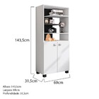 Armário Multiuso Com 2 Portas Julie L01 - Doce Sonho Móveis -