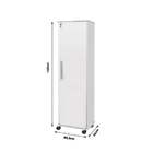 Armário Multiuso Com 3 Prateleiras 1 Porta Stela Branco