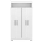 Armário Multiuso Com 4 Portas E Nicho Com Prateleiras Interna