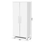 Armario Multiuso Com 6 Prateleiras Onix Branco