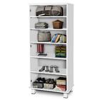 Armario Multiuso Com 6 Prateleiras Onix Branco