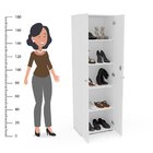 Armário Multiuso Com Chave 2 Portas 4 Prateleiras Cajamar Bra