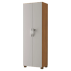 Armário Multiuso Com Chave 2 Portas Chicago Notável Freijó /