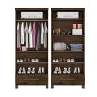 Armario Multiuso Com Duas Opções De Montagem Ipê Amêndoa