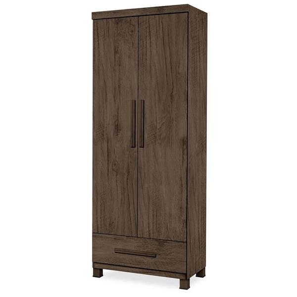 Armario Multiuso Com Duas Opções De Montagem Ipê Amêndoa