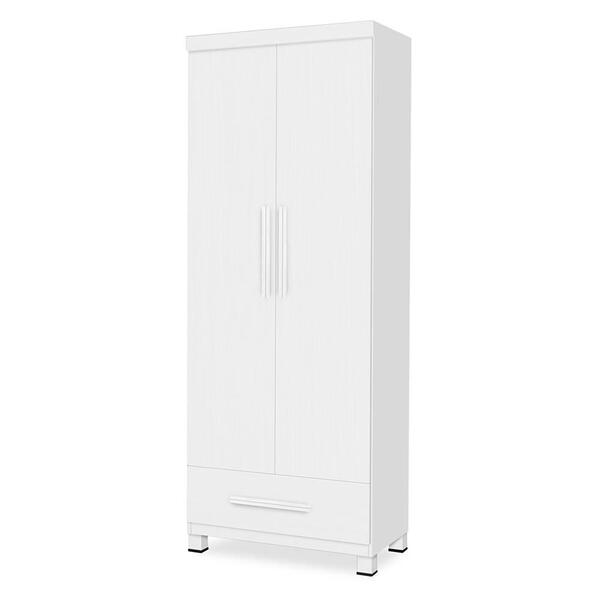 Armario Multiuso Com Duas Opções De Montagem Ipê Branco