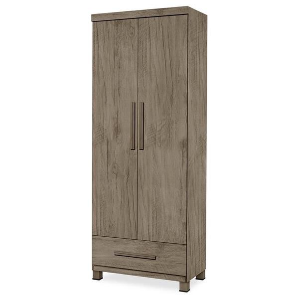 Armario Multiuso Com Duas Opções De Montagem Ipê Canion