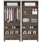 Armario Multiuso Com Duas Opções De Montagem Ipê Canion