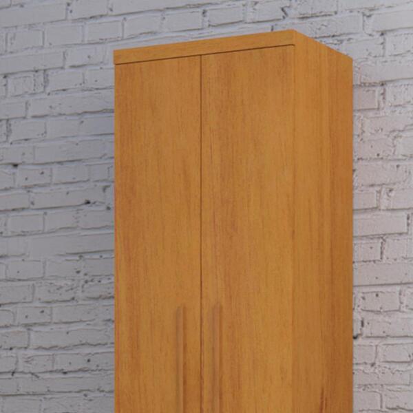 Armário Multiuso Com Duas Portas E Fechadura Napole New – Cedro