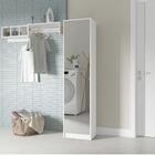 Armário Multiuso Com Espelho E 7 Nichos - Branco