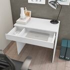 Armário Multiuso Com Mesa De Computador Branco Arles