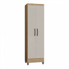 Armário Multiuso Com Pés 2 Portas Slim Poquema