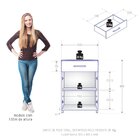 Armário Multiuso Com Rodízio 2 Porta 1 Gaveta Primor Cinamomo