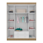 Armário Multiuso Com Tábua De Passar Passadeira Bianca 2 Port