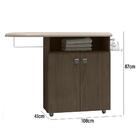 Armário Multiuso Com Tábua De Passar Passadeira Bianca 2 Port