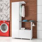 Armário Multiuso Com Tábua De Passar Veneza - Branco