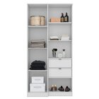 Armário Multiuso Cômoda Com Espelho 1 Porta Com 2 Gavetas E 2