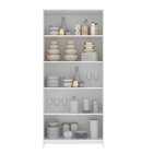 Armário Multiuso Cozinha Americana Branco/gelo