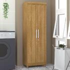 Armário Multiuso Cozinha Lavanderia 2 Portas Aline V02 Nature