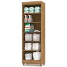 Armário Multiuso Cozinha Lavanderia 2 Portas Aline V02 Nature