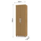 Armário Multiuso Cozinha Lavanderia 2 Portas Aline V02 Nature