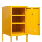 Armário Multiuso De Aço C/ Chave amarelo