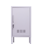 Armário Multiuso De Aço C/ Chave cinza