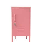 Armário Multiuso De Aço C/ Chave rosa