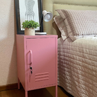 Armário Multiuso De Aço C/ Chave rosa