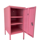 Armário Multiuso De Aço C/ Chave rosa