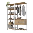 Armário Multiuso De Lavanderia Modulado 135cm 2 Peças Multimó