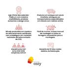 Armário Multiuso Ditália 2 Portas De Vidro Com Kit Luz E-957