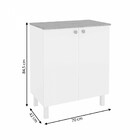 Armário Multiuso Duo 2 Portas Branco - Telasul