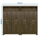 Armário Multiuso Duplo Nt4030 Notável Móveis