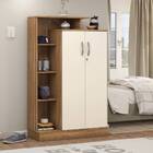 Armário Multiuso Elite 2 Portas 6 Prateleiras Amendola Off Wh