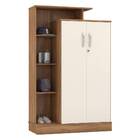 Armário Multiuso Elite 2 Portas 6 Prateleiras Amendola Off Wh