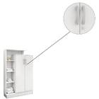 Armário Multiuso Elite 2 Portas 6 Prateleiras Branco Tana Dec