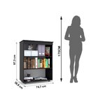 Armário Multiuso Escritório 2 Portas 2 Prateleiras Advantage