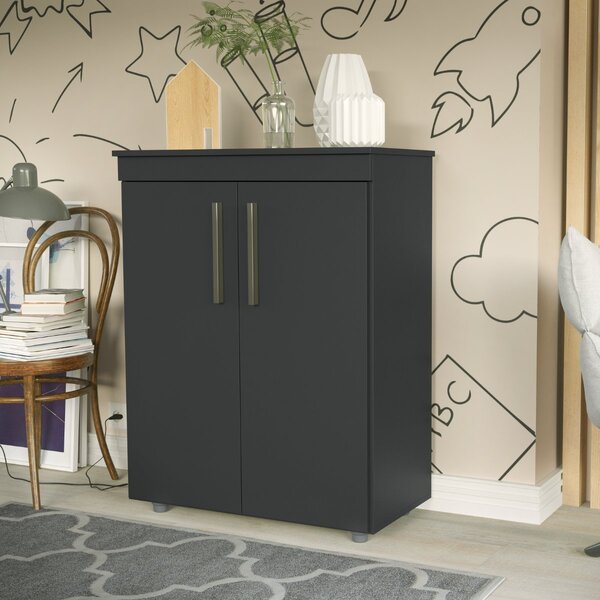 Armário Multiuso Escritório 2 Portas 2 Prateleiras Advantage