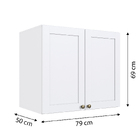 Armário Multiuso Genialflex Infinity Aéreo 2 Portas Branco