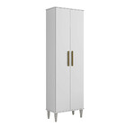 Armário Multiuso Goiania 2 Portas Branco - Kaiki Móveis