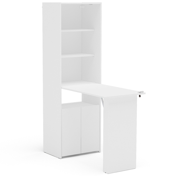 Armário Multiuso Goiás Com Mesa Dobrável Para Escritório E Ho