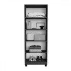 Armário Multiuso Ibiza 2 Portas 5 Prateleiras Com Chave Imbui