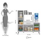 Armário Multiuso Ibiza Com Fruteira 3 Portas - Lumil Móveis