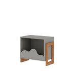 Armário Multiuso Infantil 100% Mdf Com Detalhe Orgânico Em Fo