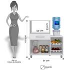 Armário Multiuso Irlanda Fruteira 2 Portas Lumil Branco
