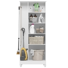 Armário Multiuso Jade 2 Portas Branco Moval