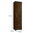 Armário Multiuso Jasmim 1 Porta Kaiki Móveis Ypê