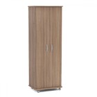 Armário Multiuso Laranjeiras 2 Portas 8 Prateleiras Castanho