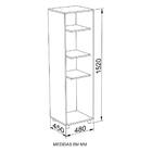 Armário Multiúso Lavanda 1 Pt Branco